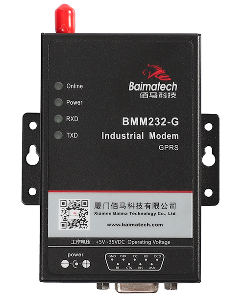 工业级无线MODEM(短信猫)BMM232状态指示灯说明.png
