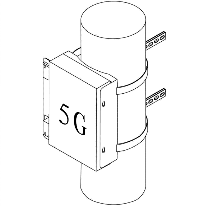 5G微基站抱杆示意图.png