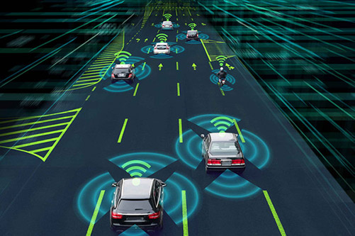智慧路灯车路协同应用，利用多功能智能灯杆网关的5G通信能力、设备接入能力和边缘计算能力，建立车辆对智慧路灯、人、道路以及平台之间的交互体验，推动交通道路的智能化升级。