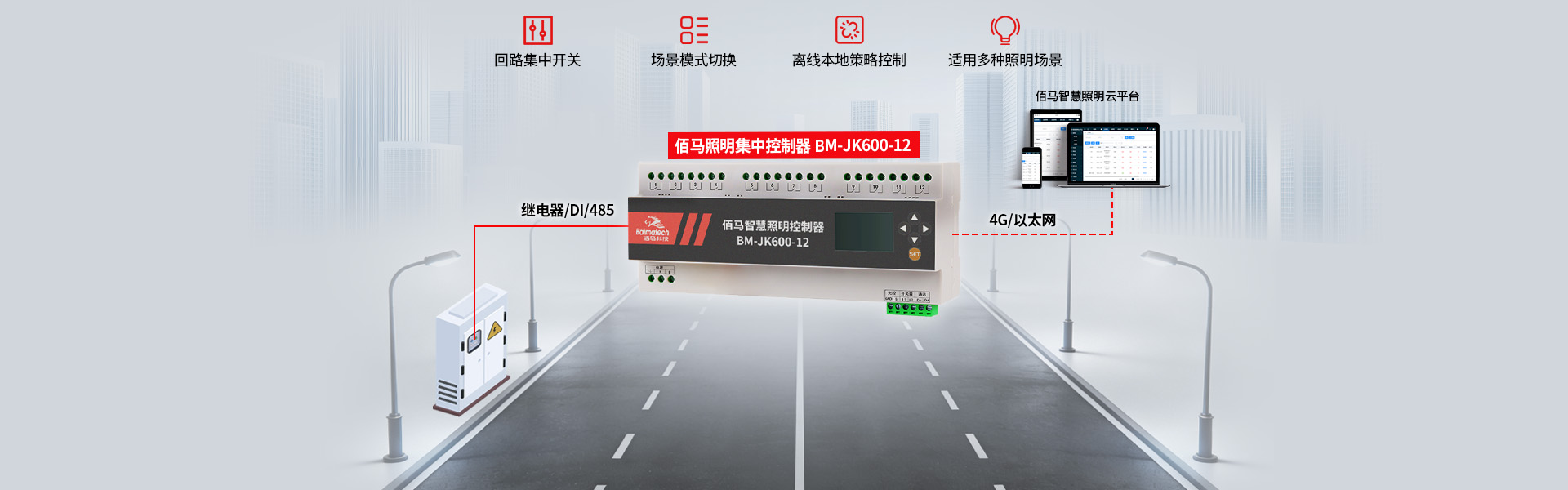 佰马照明集中控制器