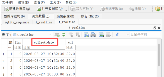 数据查询结果